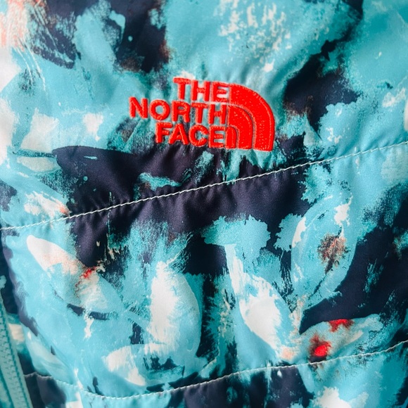 The North Face Womens Garner Triclimate Blue Snowflower Rain Jacket Size XS - Picture 4 of 10